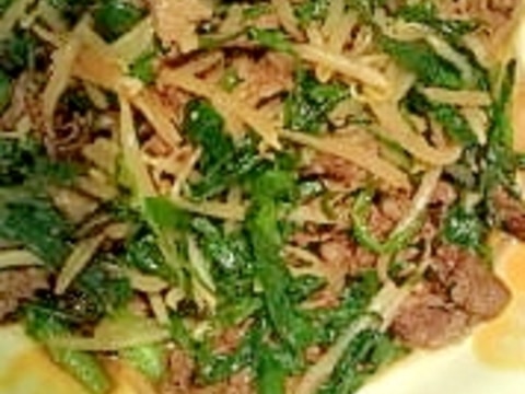 もりもり食べれる!簡単!!ニラ肉炒め♪